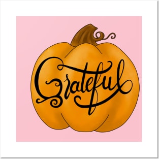 Grateful Pumpkin Posters and Art